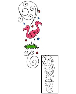 Flamingo Tattoo Animal tattoo | PHF-01219