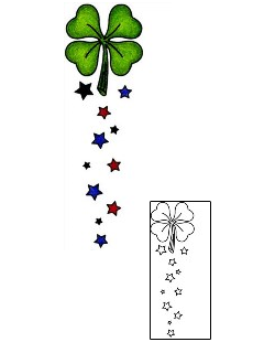 Clover Tattoo Plant Life tattoo | PHF-01239