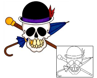 Skull Tattoo Horror tattoo | PHF-01240