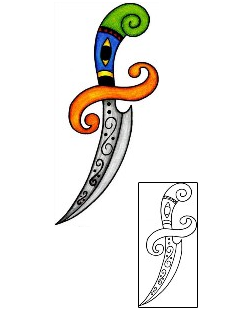 Dagger Tattoo Horror tattoo | PHF-01241