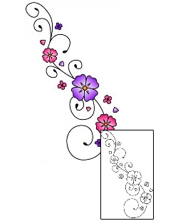 Decorative Tattoo Plant Life tattoo | PHF-01262