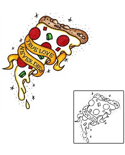Picture of Pizza Love Tattoo