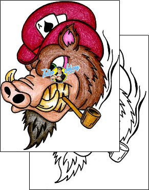 Pig Tattoo animal-pig-tattoos-phil-rogers-phf-01265