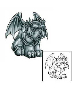 Evil Tattoo Gunner Gargoyle Tattoo