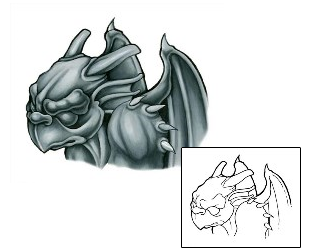 Gargoyle Tattoo Mythology tattoo | PJF-00020