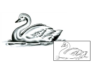 Swan Tattoo PKF-00047