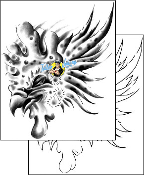 Phoenix Tattoo fantasy-phoenix-tattoos-pete-kugel-pkf-00051