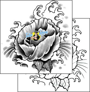 Flower Tattoo plant-life-flowers-tattoos-pete-kugel-pkf-00054