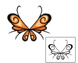Butterfly Tattoo Insects tattoo | PLF-00017