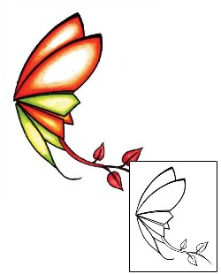 Butterfly Tattoo Insects tattoo | PLF-00058
