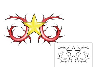 Picture of Specific Body Parts tattoo | PLF-00062