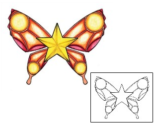 Butterfly Tattoo Specific Body Parts tattoo | PLF-00073
