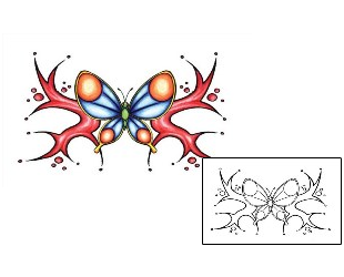 Butterfly Tattoo Specific Body Parts tattoo | PLF-00081