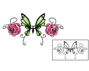 Flower Tattoo Specific Body Parts tattoo | PLF-00086