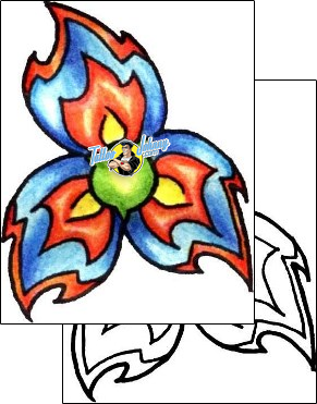 Flower Tattoo plant-life-flowers-tattoos-pablo-lordi-plf-00132