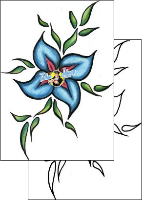 Flower Tattoo plant-life-flowers-tattoos-pablo-lordi-plf-00165