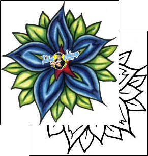 Flower Tattoo plant-life-flowers-tattoos-pablo-lordi-plf-00167