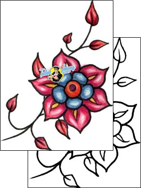 Flower Tattoo plant-life-flowers-tattoos-pablo-lordi-plf-00181