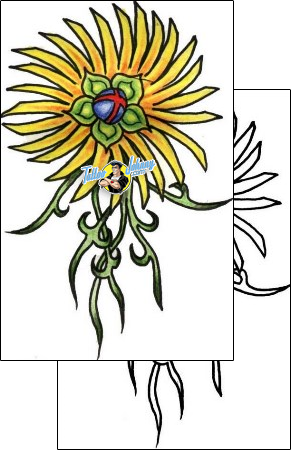 Flower Tattoo plant-life-flowers-tattoos-pablo-lordi-plf-00182