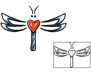 Dragonfly Tattoo For Women tattoo | PLF-00417