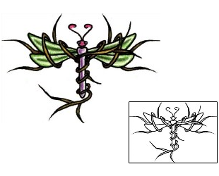 Dragonfly Tattoo For Women tattoo | PLF-00436