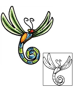 Dragonfly Tattoo For Women tattoo | PLF-00445