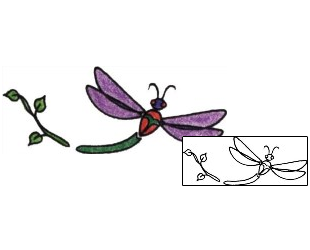 Dragonfly Tattoo For Women tattoo | PLF-00452