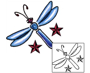 Dragonfly Tattoo For Women tattoo | PLF-00563