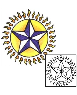 Sun Tattoo Astronomy tattoo | PLF-00601