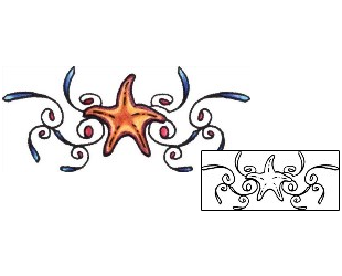 Starfish Tattoo For Women tattoo | PLF-00673