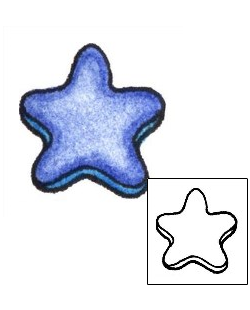 Starfish Tattoo Marine Life tattoo | PLF-00675