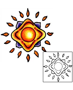Sun Tattoo Astronomy tattoo | PLF-00732
