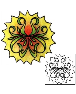 Sun Tattoo Astronomy tattoo | PLF-00756