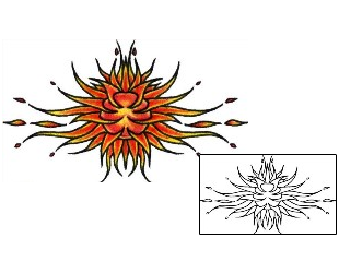 Sun Tattoo Astronomy tattoo | PLF-00779