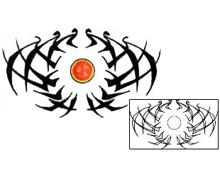 Sun Tattoo Tattoo Styles tattoo | PLF-00781