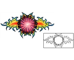Sun Tattoo Astronomy tattoo | PLF-00782