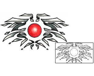 Sun Tattoo Tattoo Styles tattoo | PLF-00783