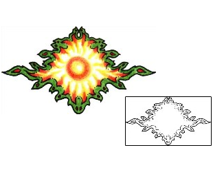 Sun Tattoo Astronomy tattoo | PLF-00785