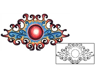Sun Tattoo Astronomy tattoo | PLF-00788