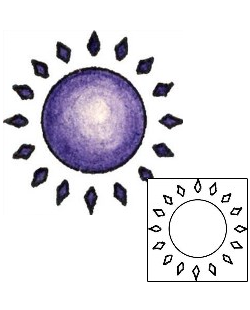 Sun Tattoo Astronomy tattoo | PLF-00793