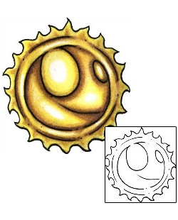 Sun Tattoo Astronomy tattoo | PLF-00797