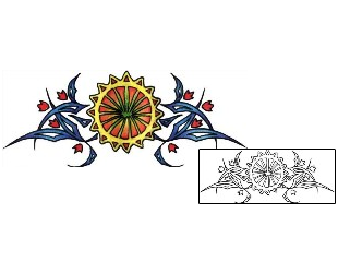 Sun Tattoo Astronomy tattoo | PLF-00804