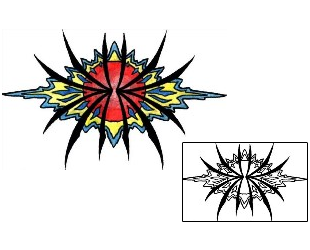 Sun Tattoo Tattoo Styles tattoo | PLF-00812