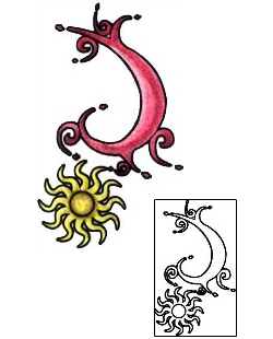 Sun Tattoo Astronomy tattoo | PLF-00821