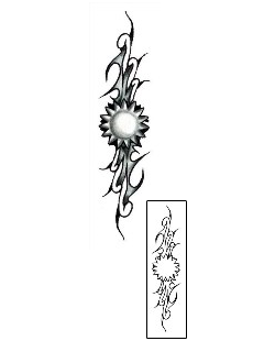 Sun Tattoo Specific Body Parts tattoo | PLF-00834