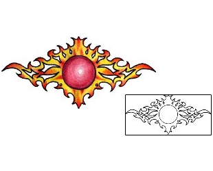 Sun Tattoo Astronomy tattoo | PLF-00840