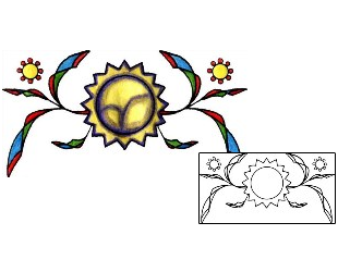 Sun Tattoo Astronomy tattoo | PLF-00866