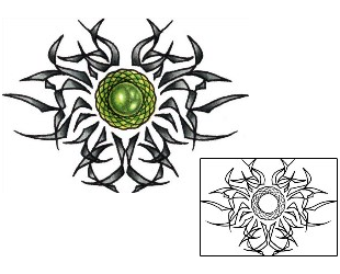 Sun Tattoo Tattoo Styles tattoo | PLF-00877