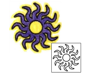 Sun Tattoo Astronomy tattoo | PLF-00878