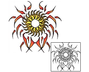 Sun Tattoo Astronomy tattoo | PLF-00888